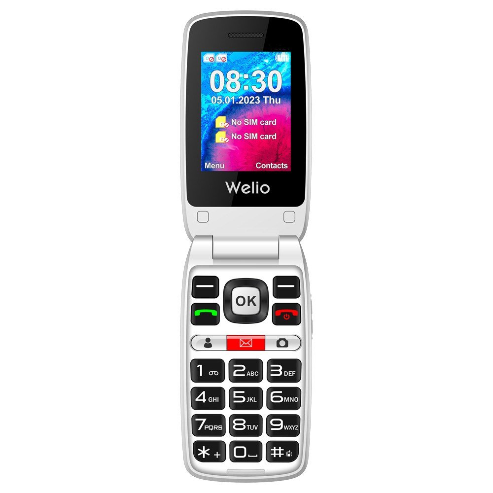 T310 4G Flip Tuşlu Cep Telefonu Kırmızı